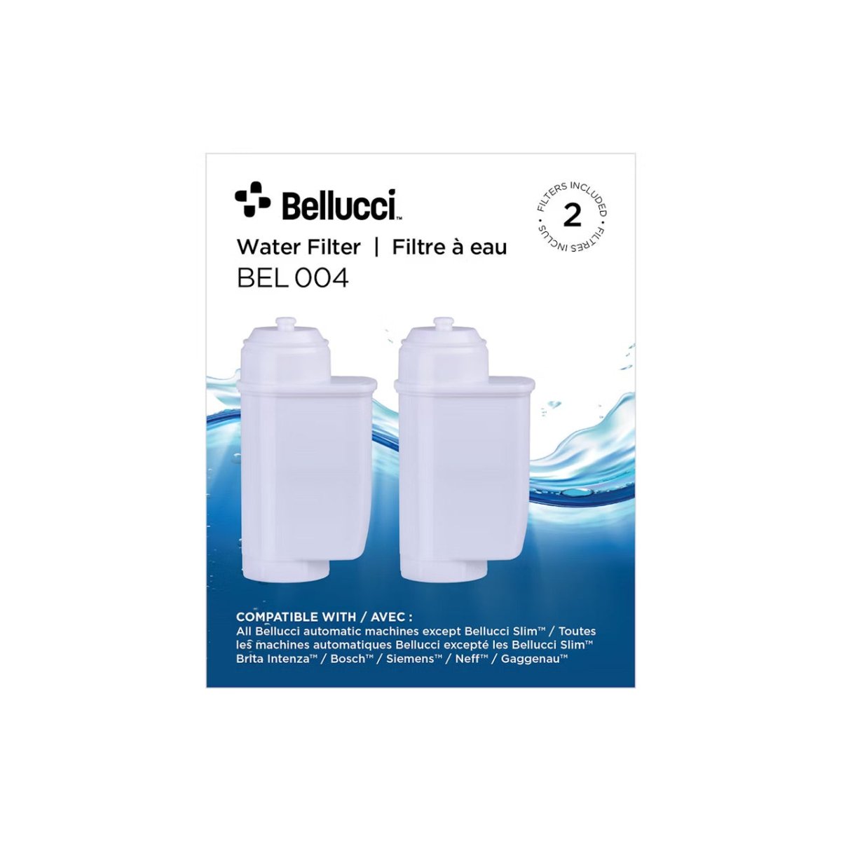 Bellucci Water filter BEL004 - Café Liégeois Canada Inc.