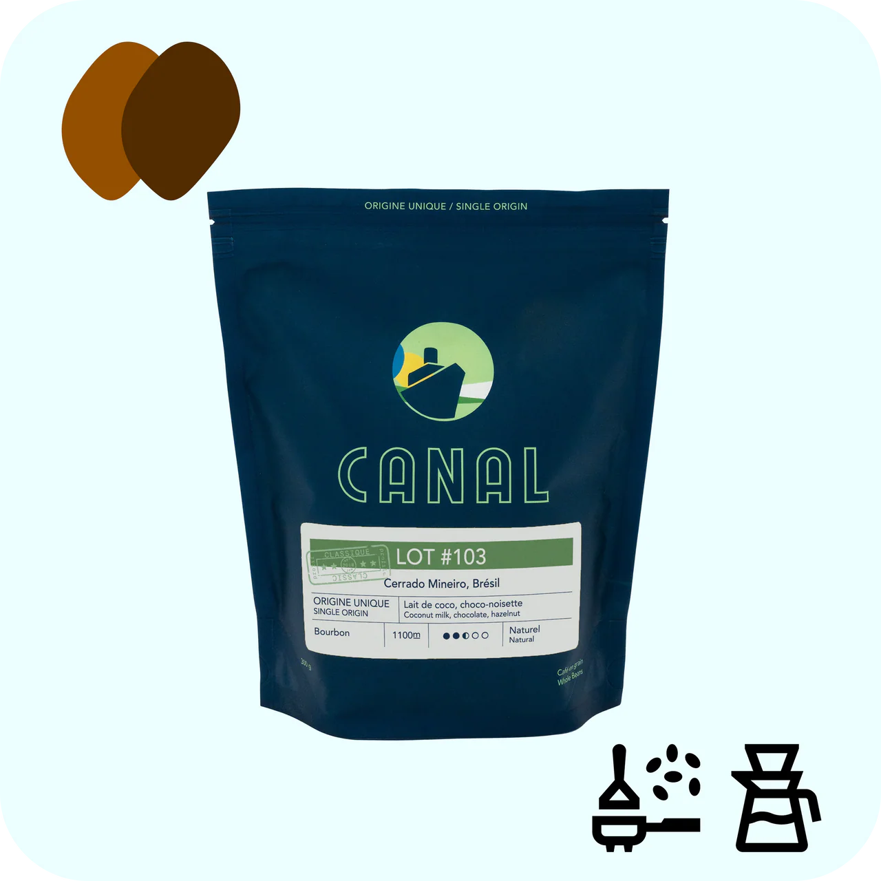 Canal - Lot #103 - Coffee beans