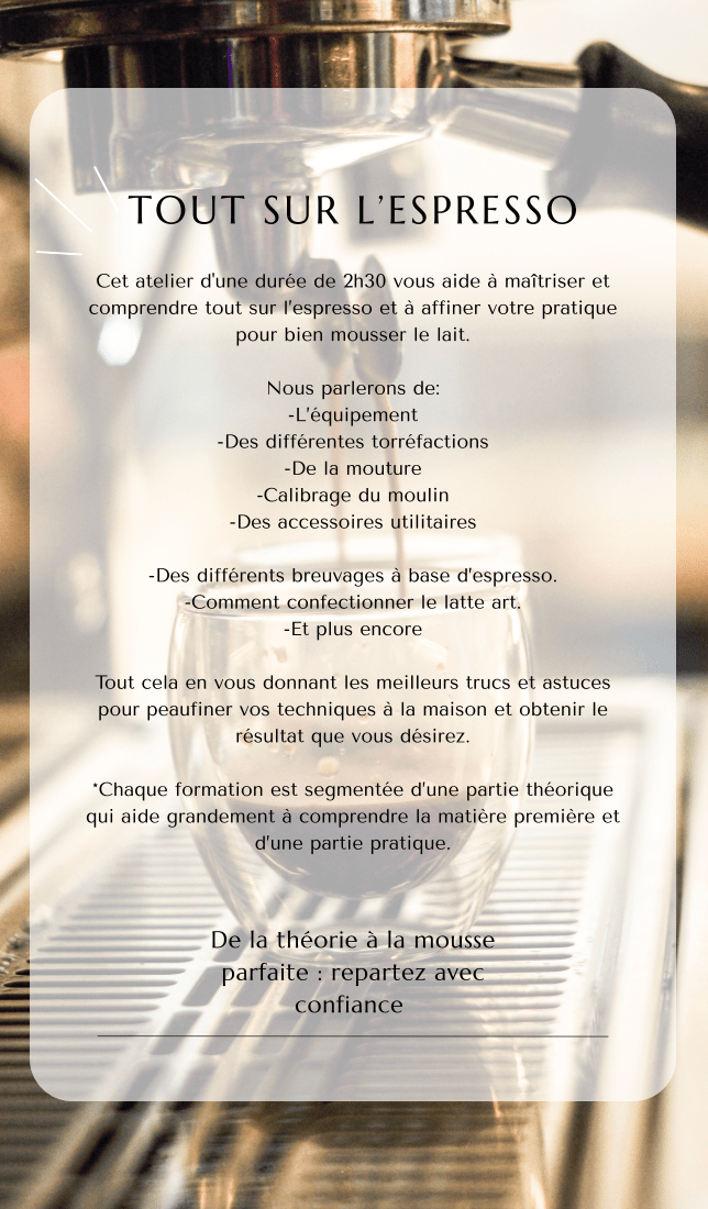 TOUT SUR L'ESPRESSO (PRÉSENTIEL) - Café Liégeois Canada Inc.